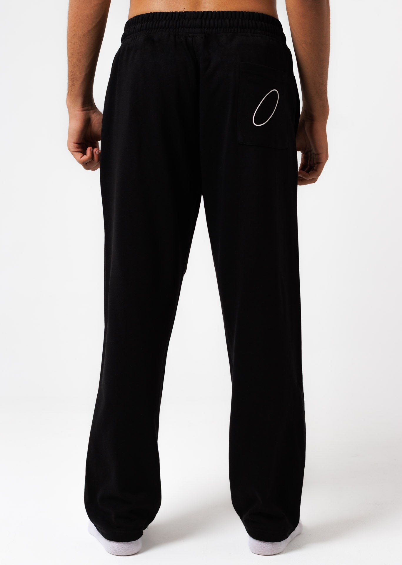 Black Straight Sweatpants
