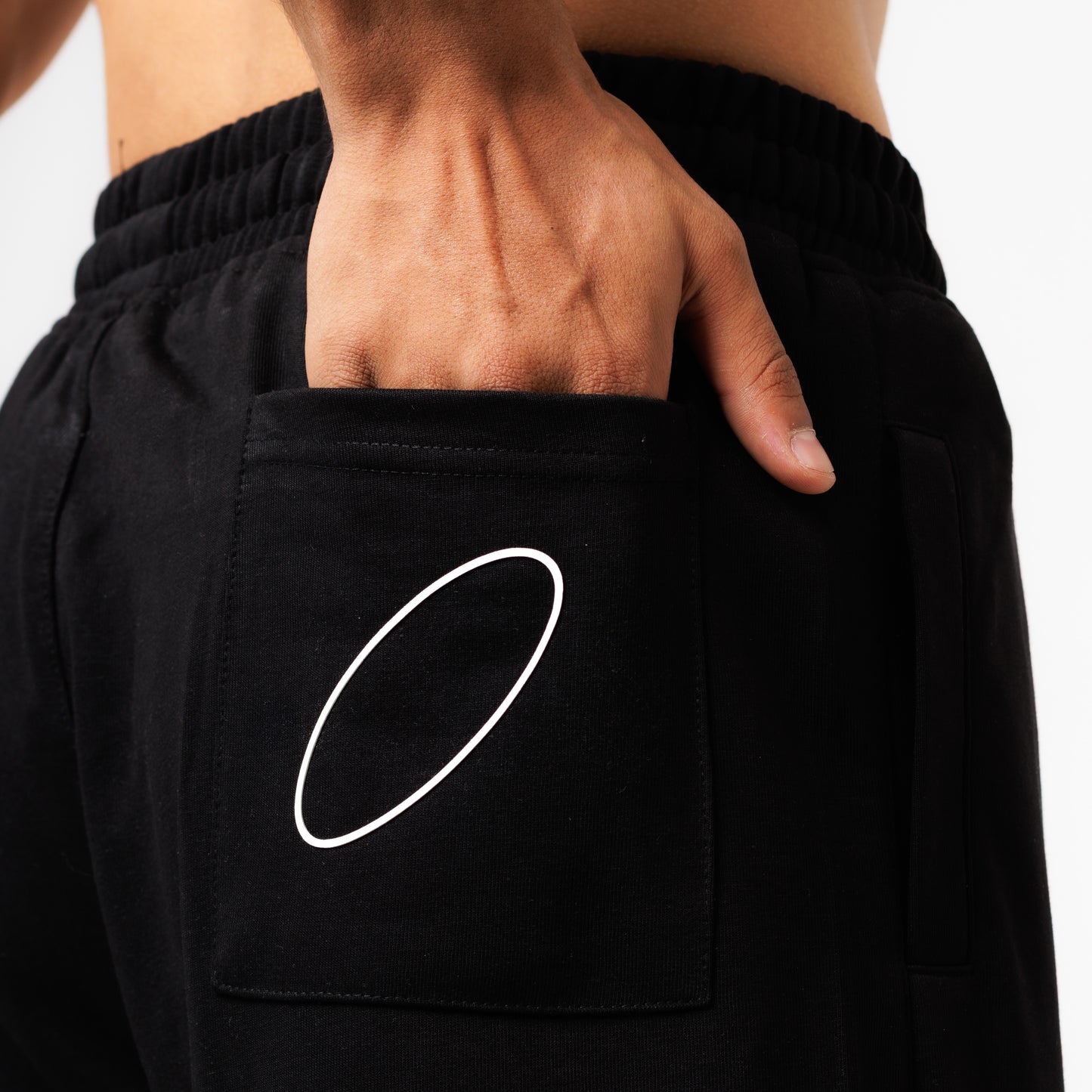 Black Straight Sweatpants