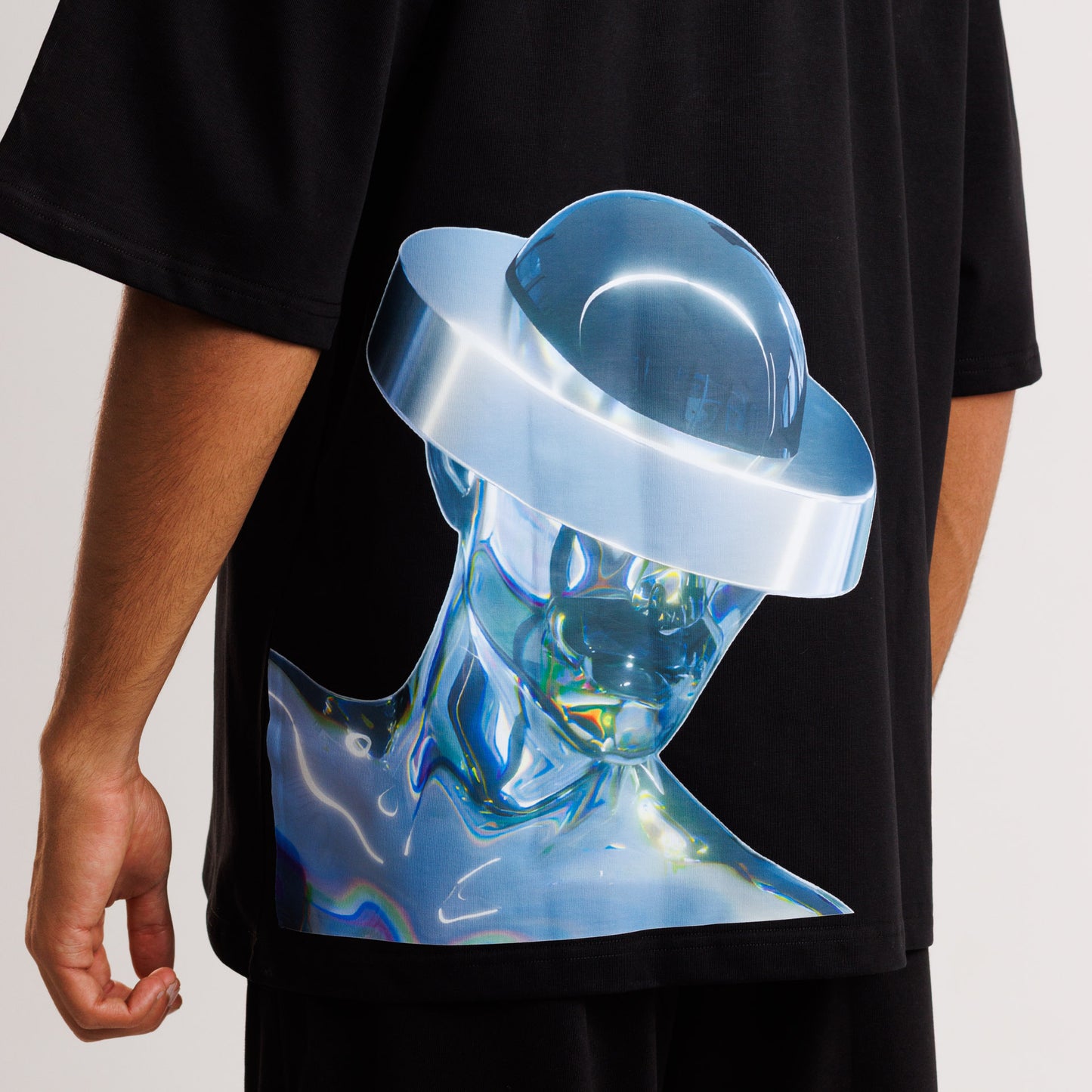Martians Core Black&White Oversized Tee