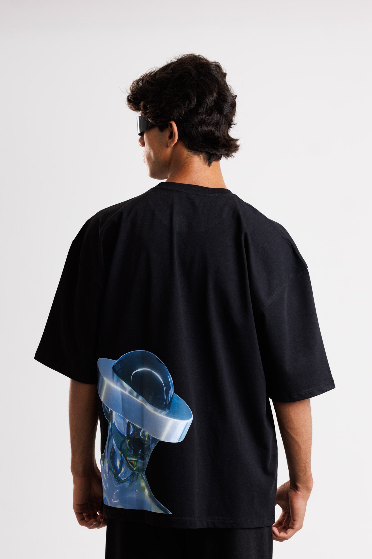 Martians Core Black&White Oversized Tee