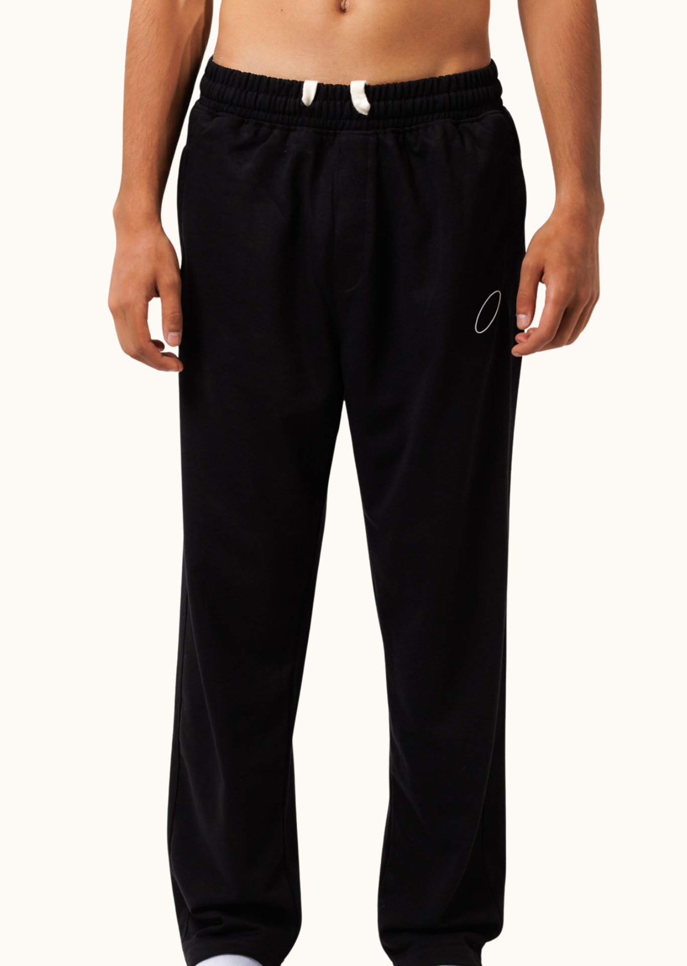 Black Straight Sweatpants