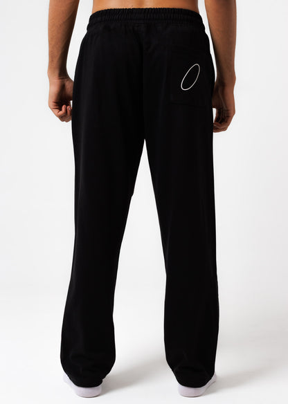 Black Straight Sweatpants