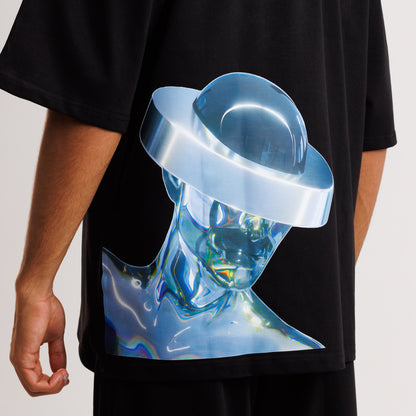 Martians Core Black&White Oversized Tee