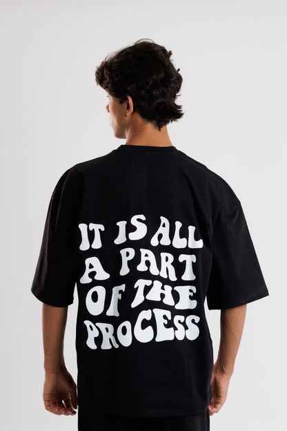 OPERATION MARS Black x White Oversized Tee