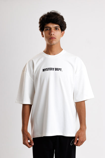 MYSTREY DEPT. Black&White Oversized Tee