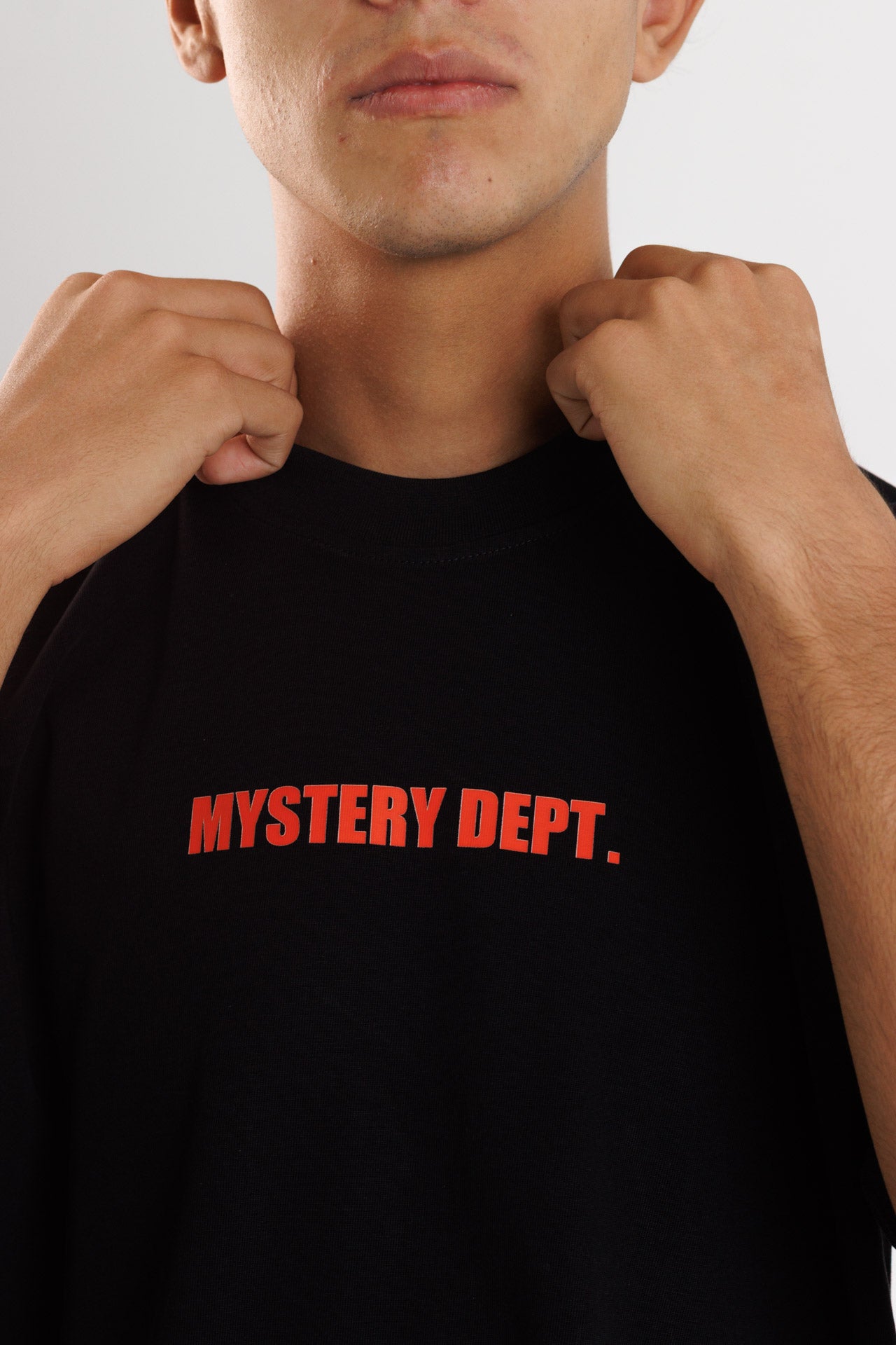 MYSTREY DEPT. Black&White Oversized Tee