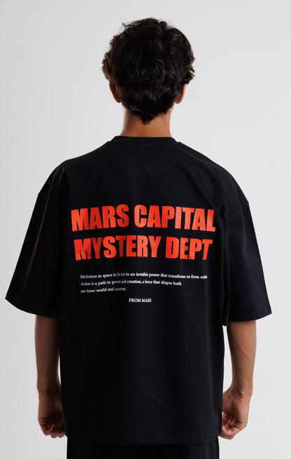 MYSTREY DEPT. Black&White Oversized Tee