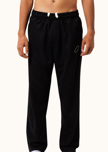 Black Straight Sweatpants