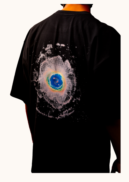 Core Impact Oversized Black Tee